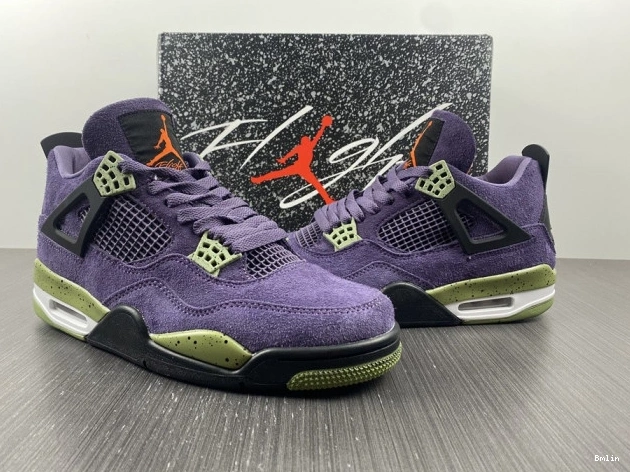 Bmlin shoes 4 Canyon Purple AQ9129-500 WMNS Jordan Air 0802